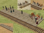 Generic old west passenger platforms